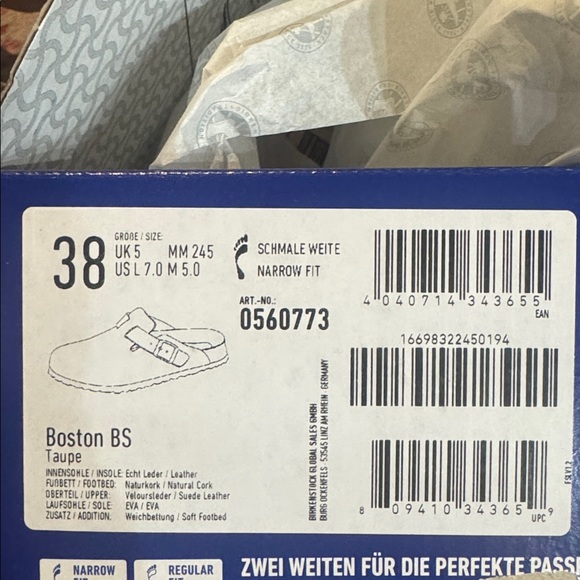 Birkenstock Boston Soft Footbed Clogs NWT - Picture 5 of 7